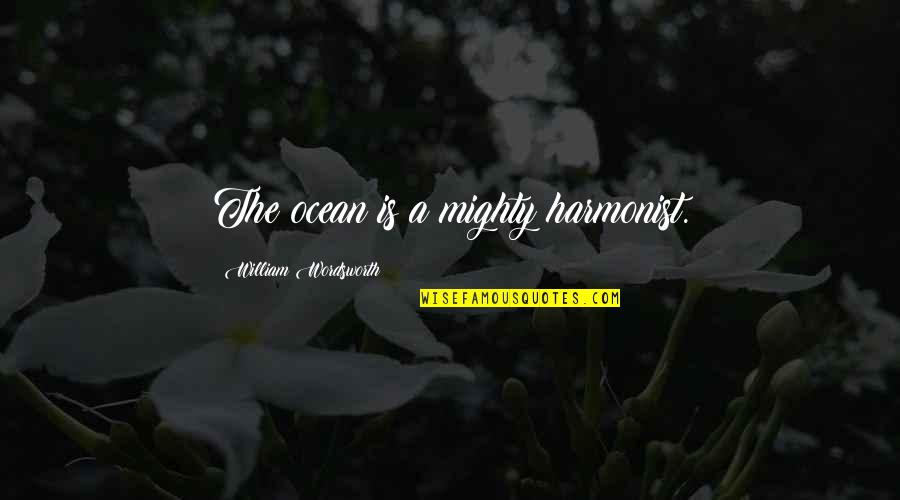 Ontmoeten In Het Quotes By William Wordsworth: The ocean is a mighty harmonist.