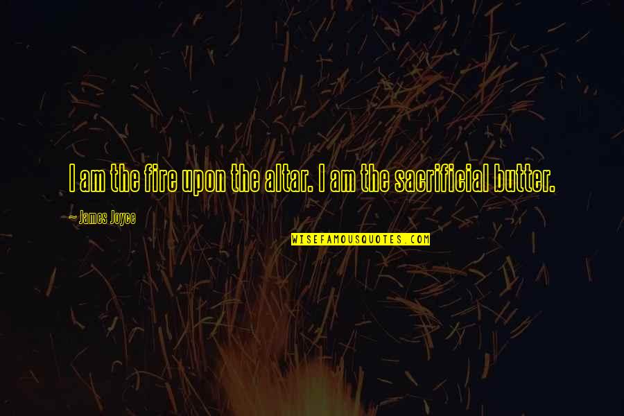 Onyewuchi Ezenwa Quotes By James Joyce: I am the fire upon the altar. I