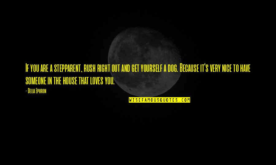 Ophira Sutton Quotes By Delia Ephron: If you are a stepparent, rush right out Ophira Sutton Quotes By Delia Ephron: If you are a stepparent, rush right out