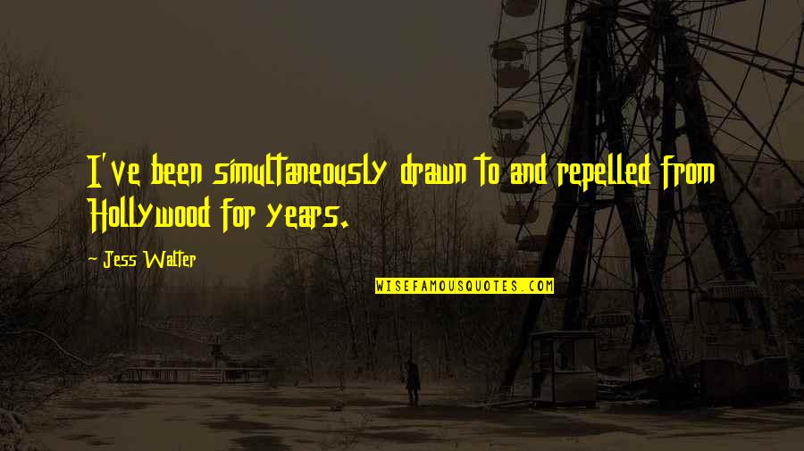 Ophis Quest Quotes By Jess Walter: I've been simultaneously drawn to and repelled from