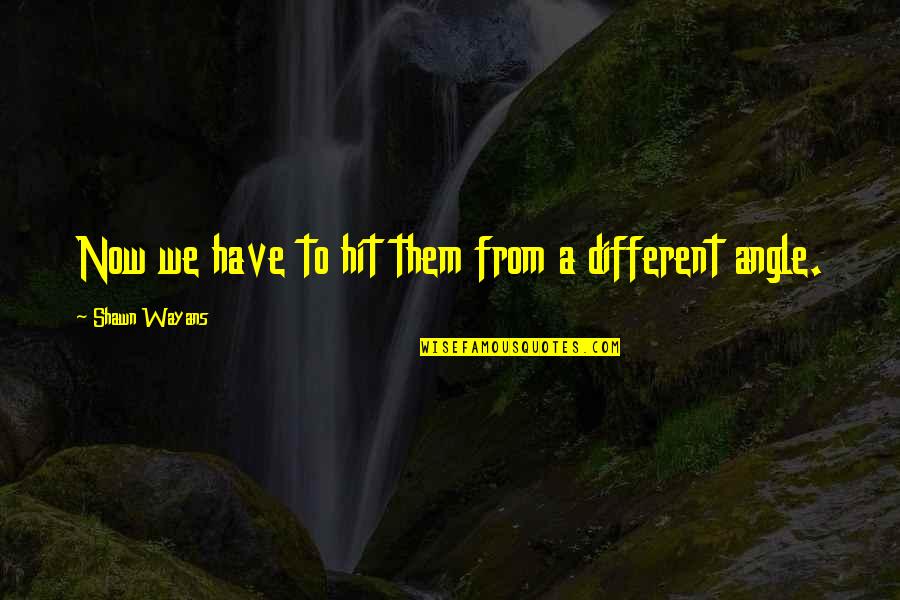 Ophthalmologist Plaques Quotes By Shawn Wayans: Now we have to hit them from a