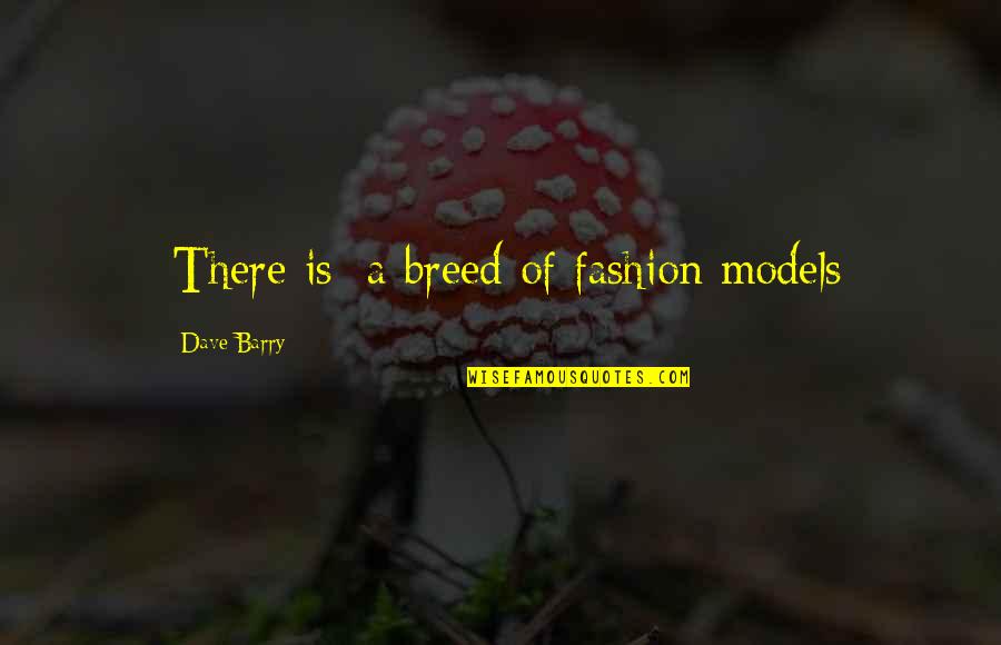 Oposto De Dificuldade Quotes By Dave Barry: [There is] a breed of fashion models