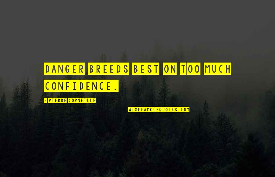 Opravdanje Iz Quotes By Pierre Corneille: Danger breeds best on too much confidence.