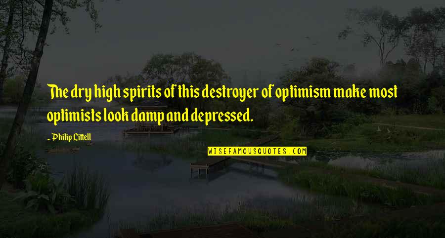 Optimism In Candide Quotes By Philip Littell: The dry high spirits of this destroyer of