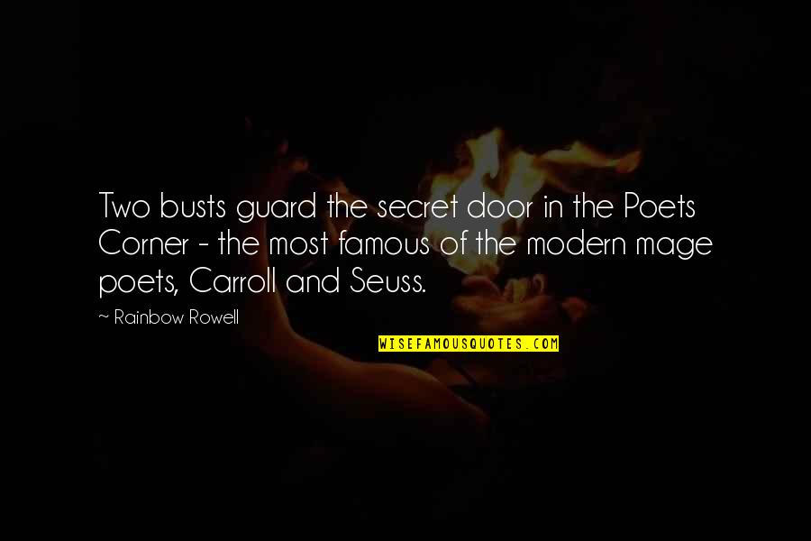 Opuestos Chart Quotes By Rainbow Rowell: Two busts guard the secret door in the Opuestos Chart Quotes By Rainbow Rowell: Two busts guard the secret door in the