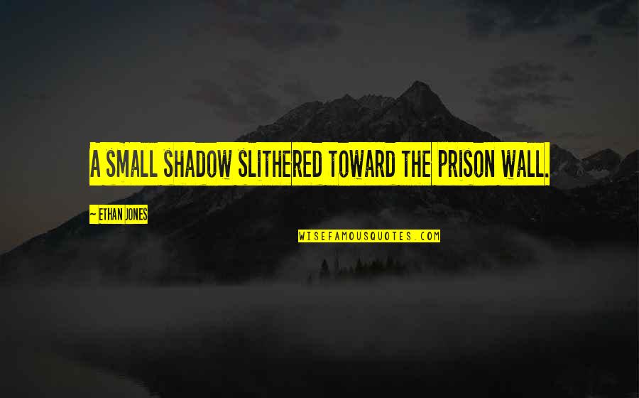 Ordirect Quotes By Ethan Jones: A small shadow slithered toward the prison wall.