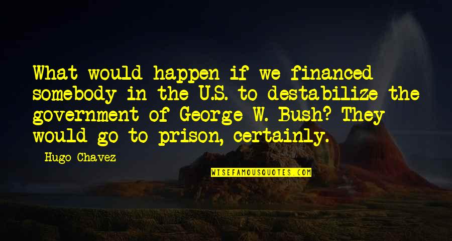 Ordunun Eski Quotes By Hugo Chavez: What would happen if we financed somebody in
