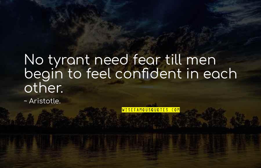 Orphan Black Krystal Quotes By Aristotle.: No tyrant need fear till men begin to