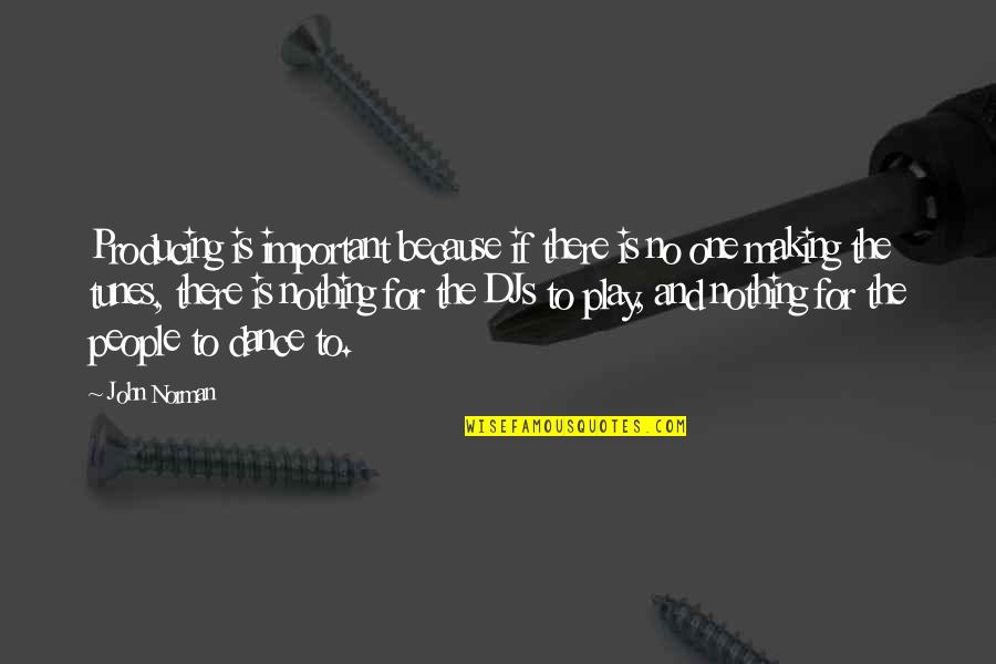 Orribile Allaggettivo Quotes By John Norman: Producing is important because if there is no Orribile Allaggettivo Quotes By John Norman: Producing is important because if there is no