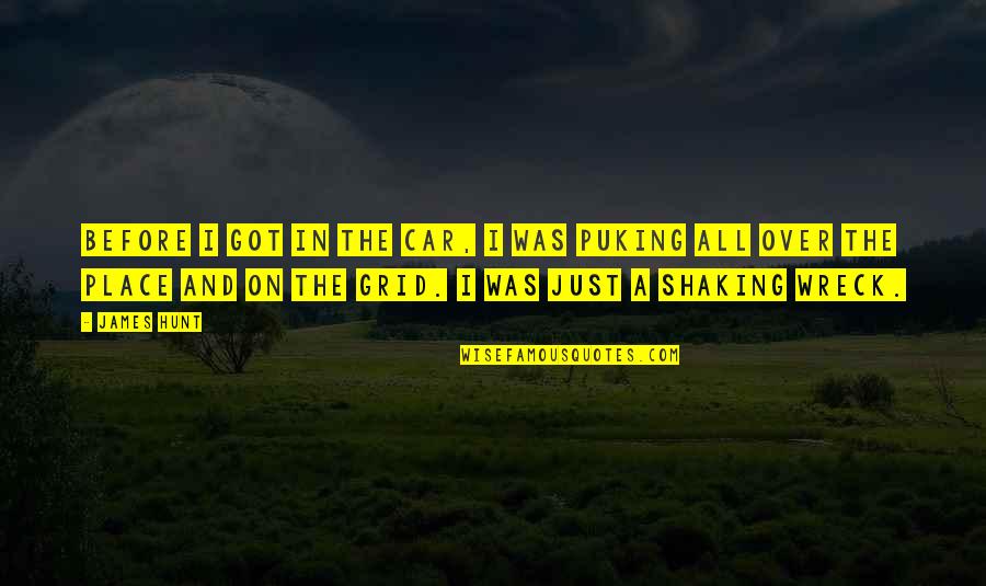 Oseegib Quotes By James Hunt: Before I got in the car, I was Oseegib Quotes By James Hunt: Before I got in the car, I was