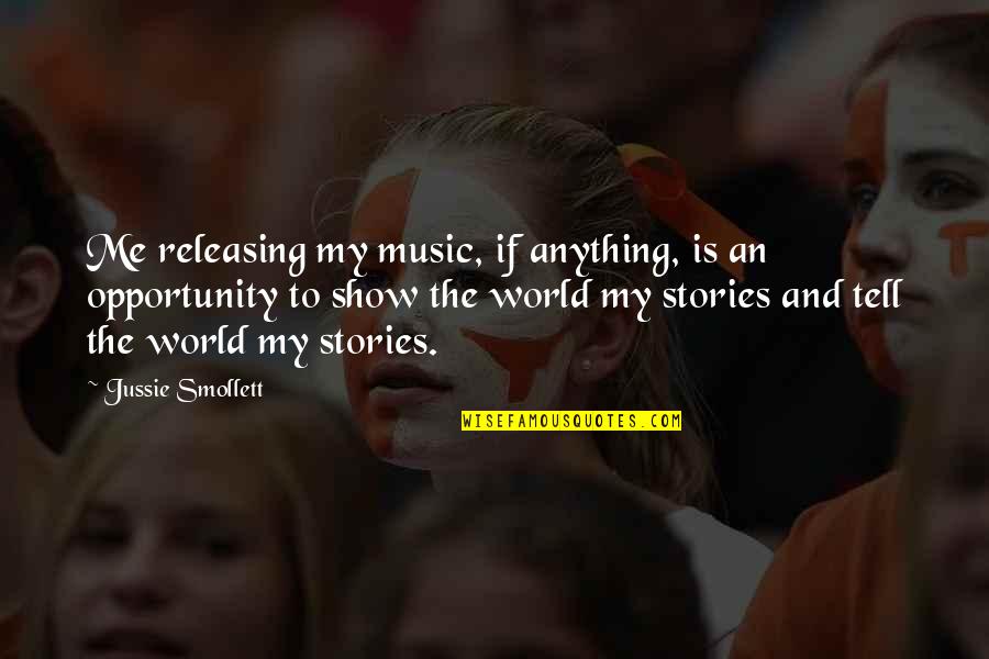 Osinski Law Quotes By Jussie Smollett: Me releasing my music, if anything, is an Osinski Law Quotes By Jussie Smollett: Me releasing my music, if anything, is an