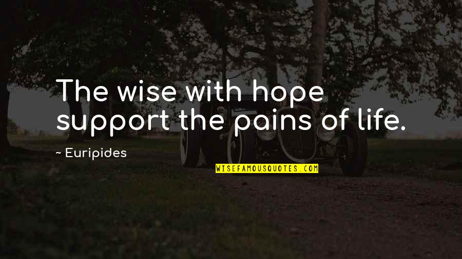 Oslo Stock Quotes By Euripides: The wise with hope support the pains of