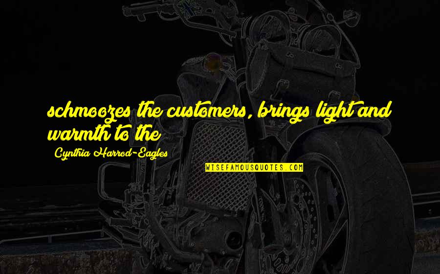Osmane Aidi Quotes By Cynthia Harrod-Eagles: schmoozes the customers, brings light and warmth to Osmane Aidi Quotes By Cynthia Harrod-Eagles: schmoozes the customers, brings light and warmth to