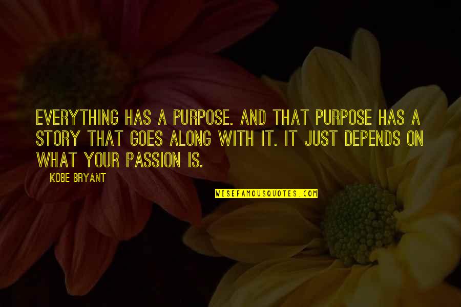 Osnovne Jedinice Quotes By Kobe Bryant: Everything has a purpose. And that purpose has Osnovne Jedinice Quotes By Kobe Bryant: Everything has a purpose. And that purpose has