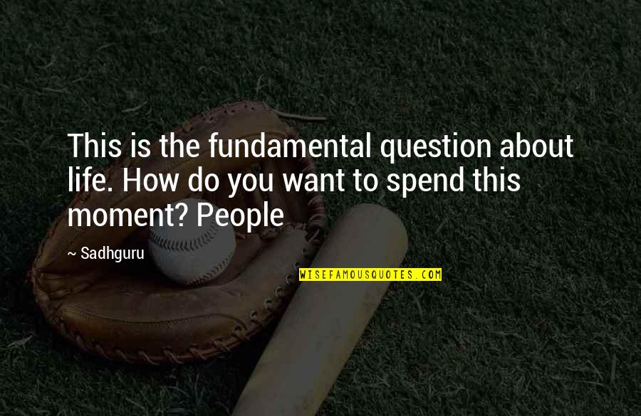 Osterland Recreation Quotes By Sadhguru: This is the fundamental question about life. How