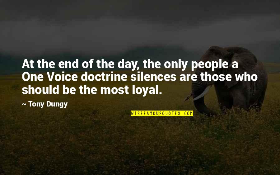 Oth 4x15 Quotes By Tony Dungy: At the end of the day, the only
