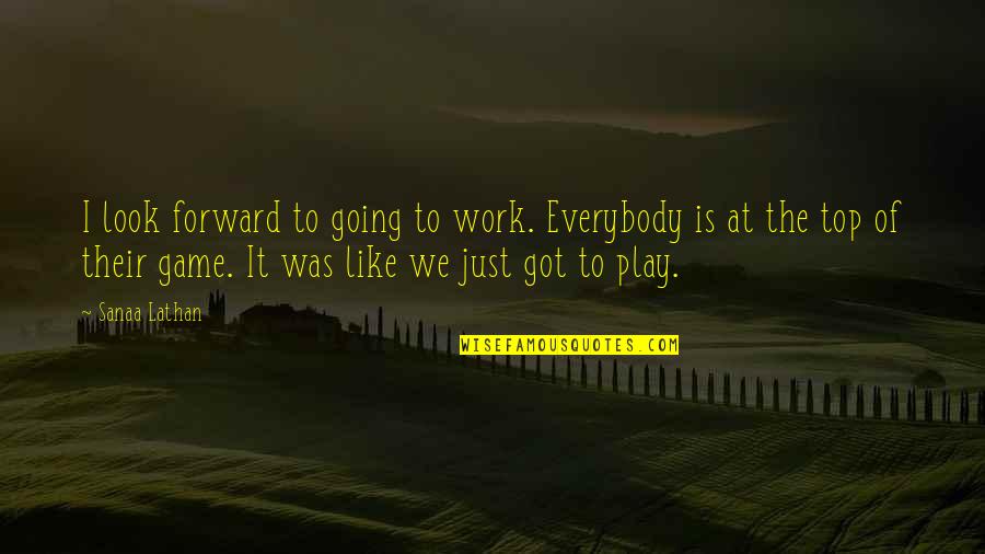 Oth Season 1 Episode 2 Quotes By Sanaa Lathan: I look forward to going to work. Everybody Oth Season 1 Episode 2 Quotes By Sanaa Lathan: I look forward to going to work. Everybody