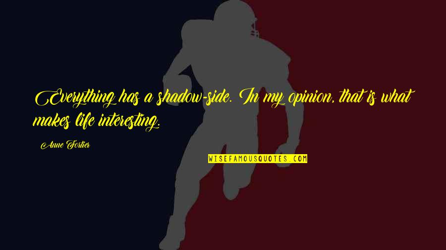Other Side Of Dark Quotes By Anne Fortier: Everything has a shadow-side. In my opinion, that