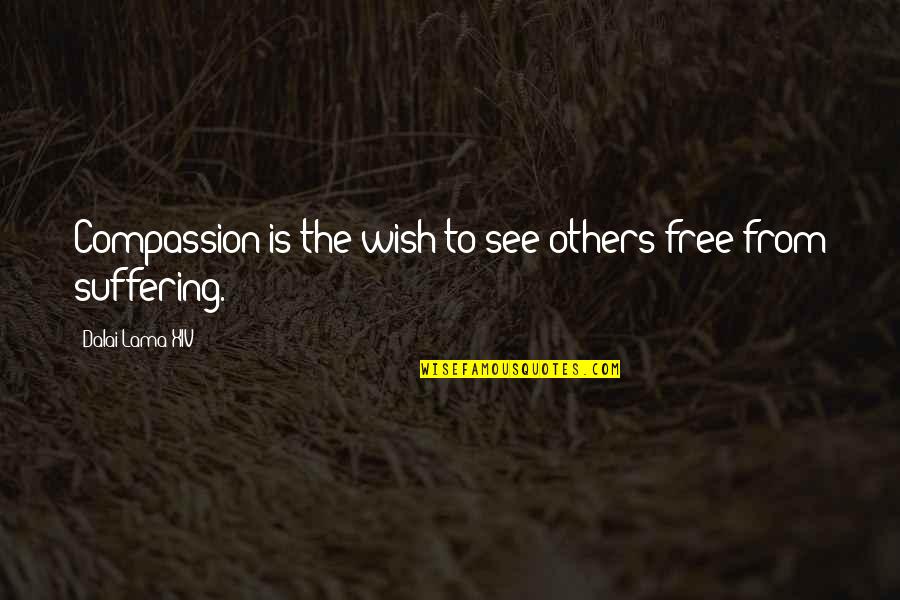Others Suffering Quotes By Dalai Lama XIV: Compassion is the wish to see others free
