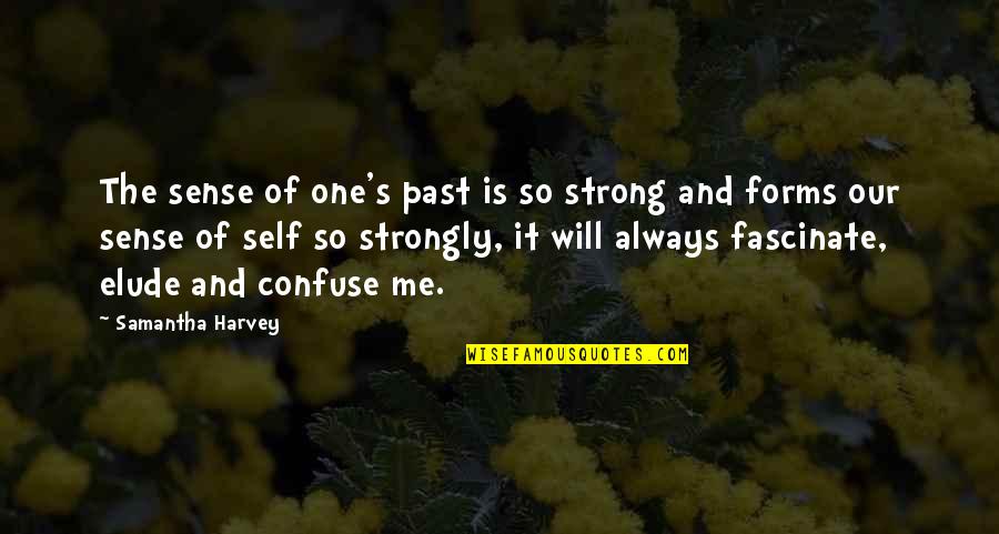 Our Past Quotes By Samantha Harvey: The sense of one's past is so strong