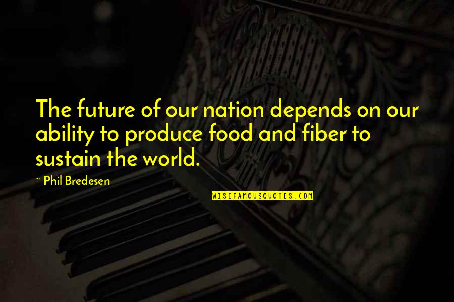 Our World Our Future Quotes By Phil Bredesen: The future of our nation depends on our