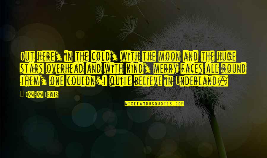 Out Cold Quotes By C.S. Lewis: Out here, in the cold, with the moon