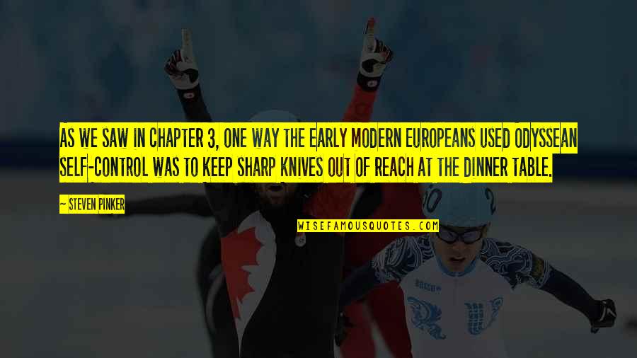 Out To Dinner Quotes By Steven Pinker: As we saw in chapter 3, one way