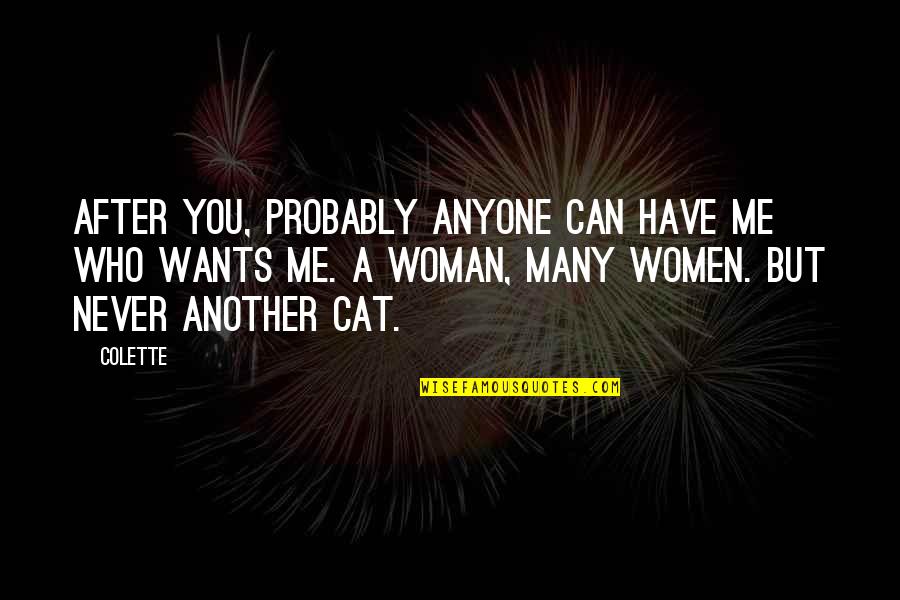 Ouvrage Scientifique Quotes By Colette: After you, probably anyone can have me who