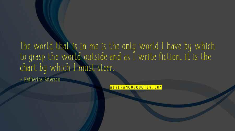 Oven Overhangs Quotes By Katherine Paterson: The world that is in me is the Oven Overhangs Quotes By Katherine Paterson: The world that is in me is the
