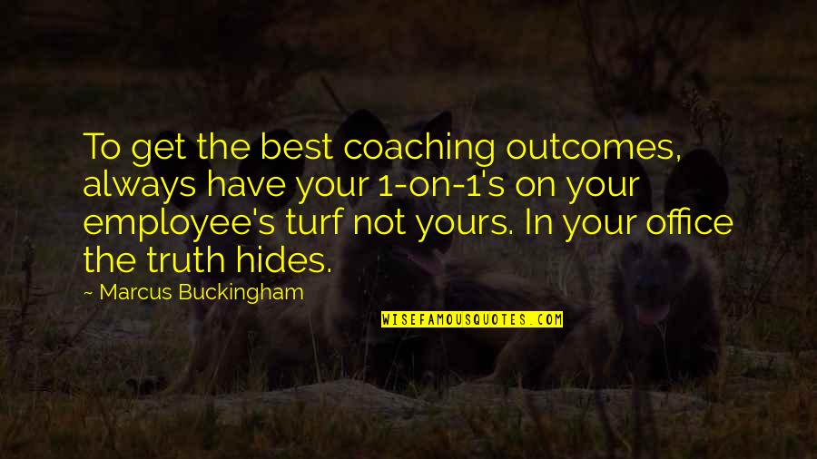Over Coaching Quotes By Marcus Buckingham: To get the best coaching outcomes, always have Over Coaching Quotes By Marcus Buckingham: To get the best coaching outcomes, always have