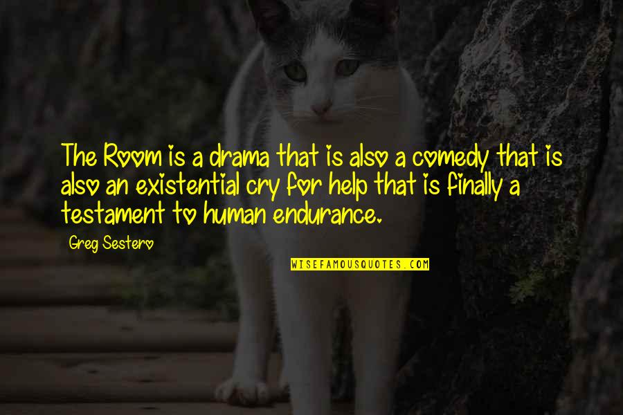 Over The Drama Quotes By Greg Sestero: The Room is a drama that is also