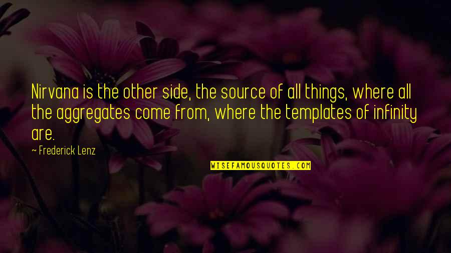 Overbye Black Quotes By Frederick Lenz: Nirvana is the other side, the source of Overbye Black Quotes By Frederick Lenz: Nirvana is the other side, the source of