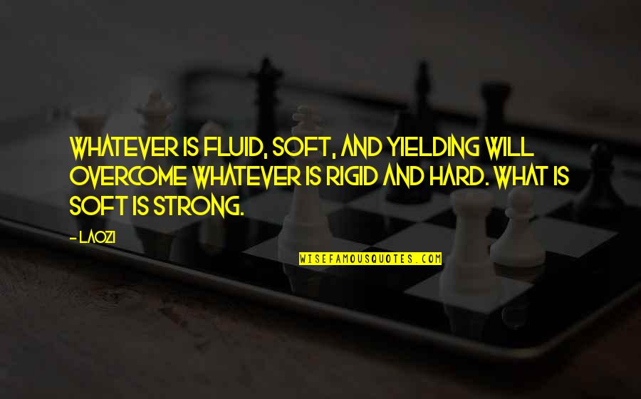 Overcome Quotes By Laozi: Whatever is fluid, soft, and yielding will overcome