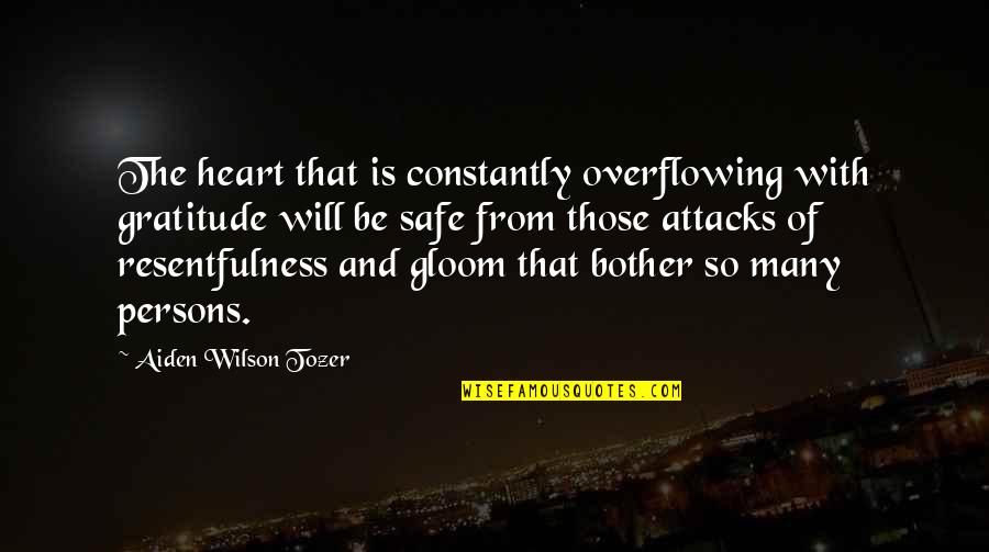 Overflowing Heart Quotes By Aiden Wilson Tozer: The heart that is constantly overflowing with gratitude Overflowing Heart Quotes By Aiden Wilson Tozer: The heart that is constantly overflowing with gratitude
