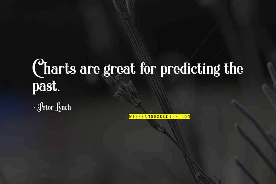 Overinvolved Quotes By Peter Lynch: Charts are great for predicting the past. Overinvolved Quotes By Peter Lynch: Charts are great for predicting the past.
