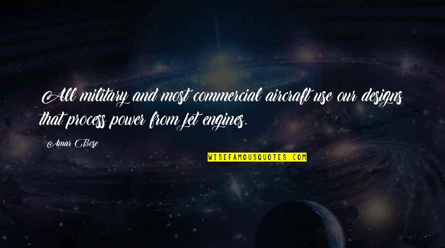 Overlooked Shakespeare Quotes By Amar Bose: All military and most commercial aircraft use our Overlooked Shakespeare Quotes By Amar Bose: All military and most commercial aircraft use our