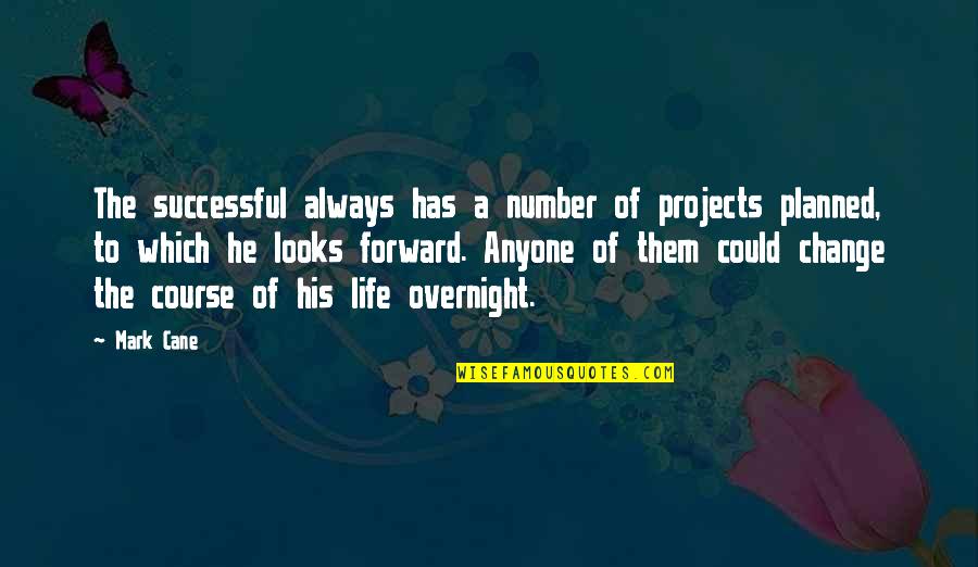 Overnight Success Quotes By Mark Cane: The successful always has a number of projects