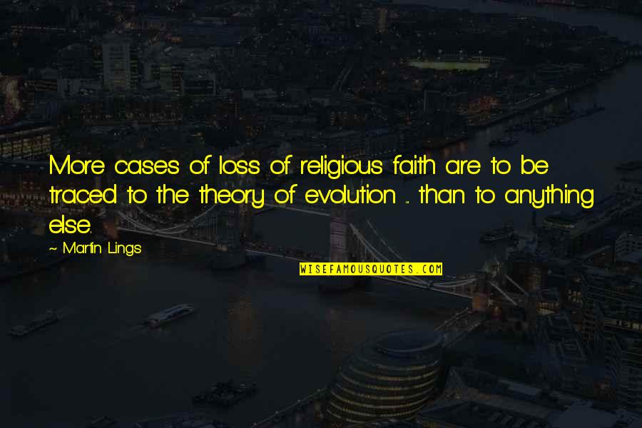Overthinking Things Quotes By Martin Lings: More cases of loss of religious faith are