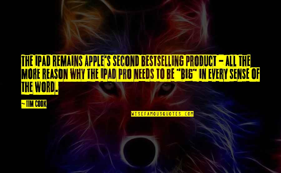 Overwise Pics Quotes By Tim Cook: The iPad remains Apple's second bestselling product - Overwise Pics Quotes By Tim Cook: The iPad remains Apple's second bestselling product -