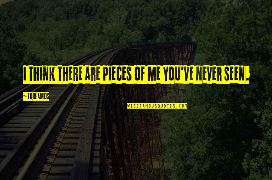 Overworked Motivational Quotes By Tori Amos: I think there are pieces of me you've