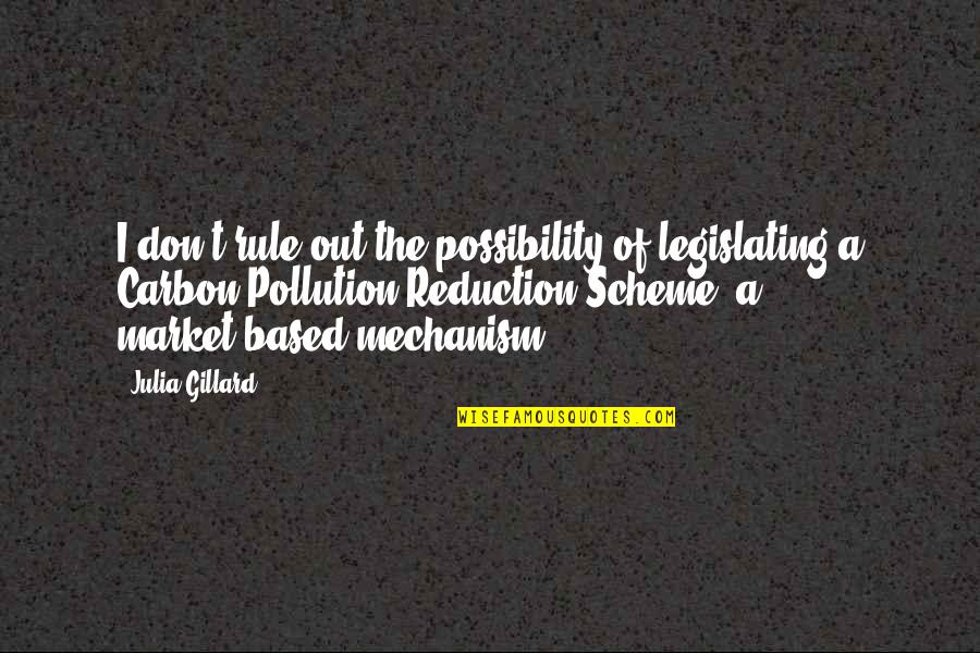 Owls Of Ga Hoole Quotes By Julia Gillard: I don't rule out the possibility of legislating