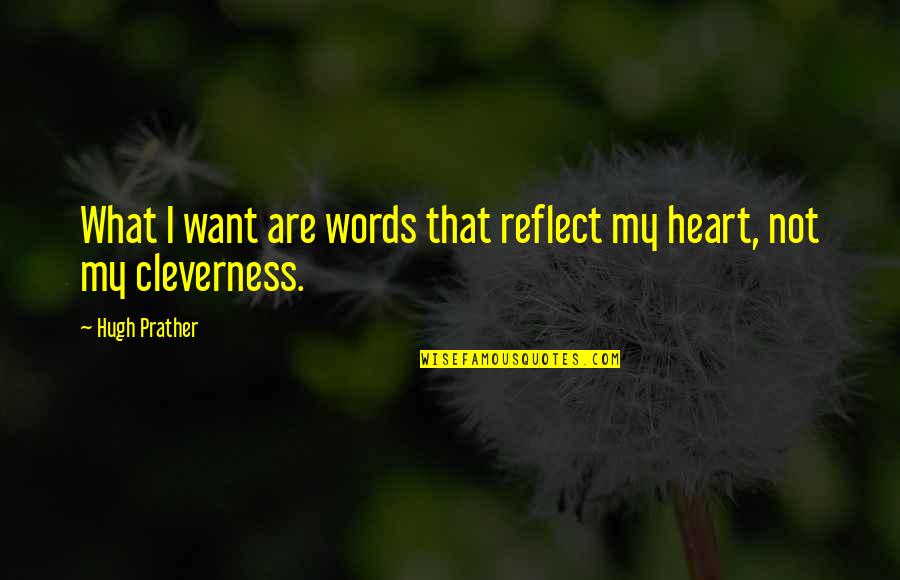 Oyes Lynnfield Quotes By Hugh Prather: What I want are words that reflect my