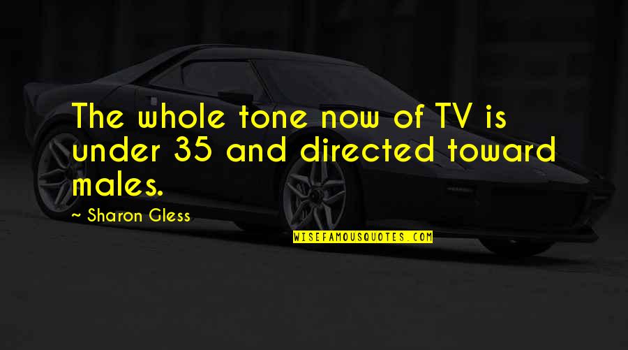 P 35 Quotes By Sharon Gless: The whole tone now of TV is under