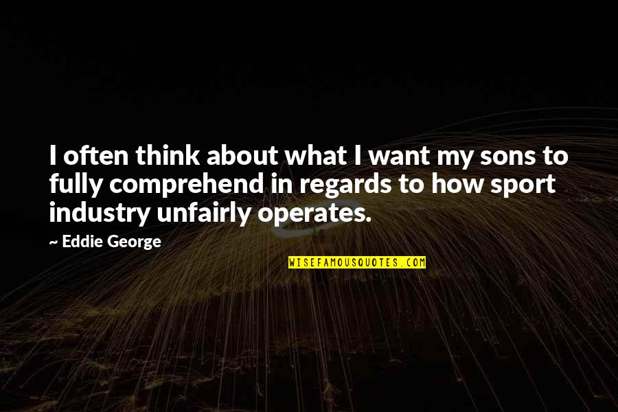 P Ginas Amarelas Quotes By Eddie George: I often think about what I want my P Ginas Amarelas Quotes By Eddie George: I often think about what I want my