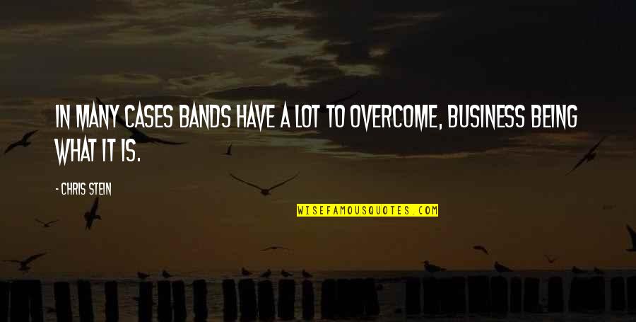 P1460 Quotes By Chris Stein: In many cases bands have a lot to