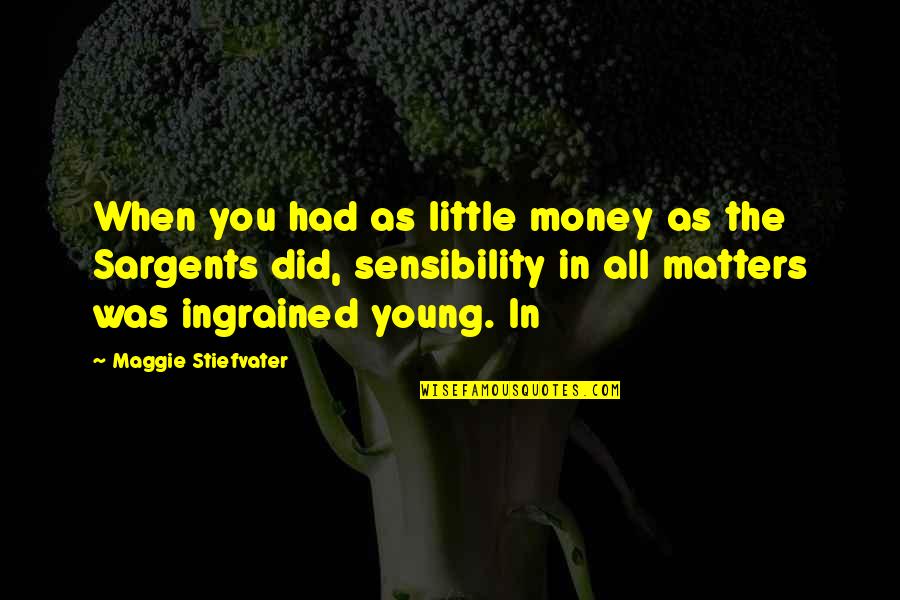 Paba Quotes By Maggie Stiefvater: When you had as little money as the Paba Quotes By Maggie Stiefvater: When you had as little money as the
