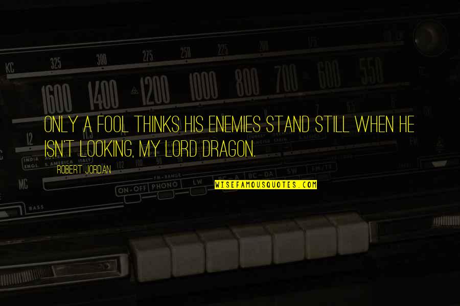 Paceops Renewfinancial Quotes By Robert Jordan: Only a fool thinks his enemies stand still
