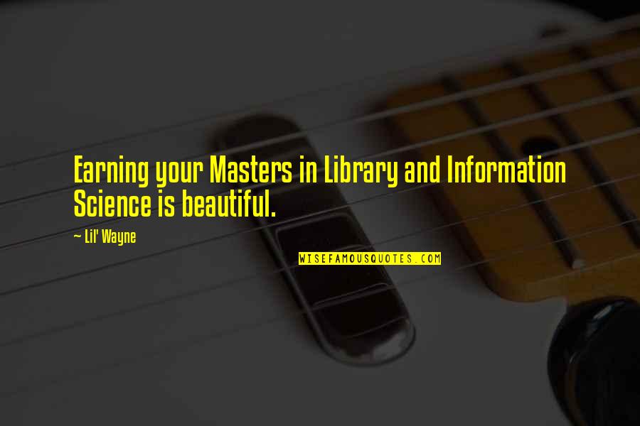 Packing Heat Quotes By Lil' Wayne: Earning your Masters in Library and Information Science