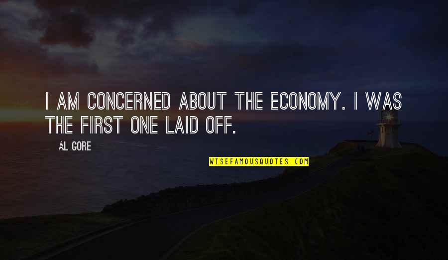 Padang Bola Quotes By Al Gore: I am concerned about the economy. I was