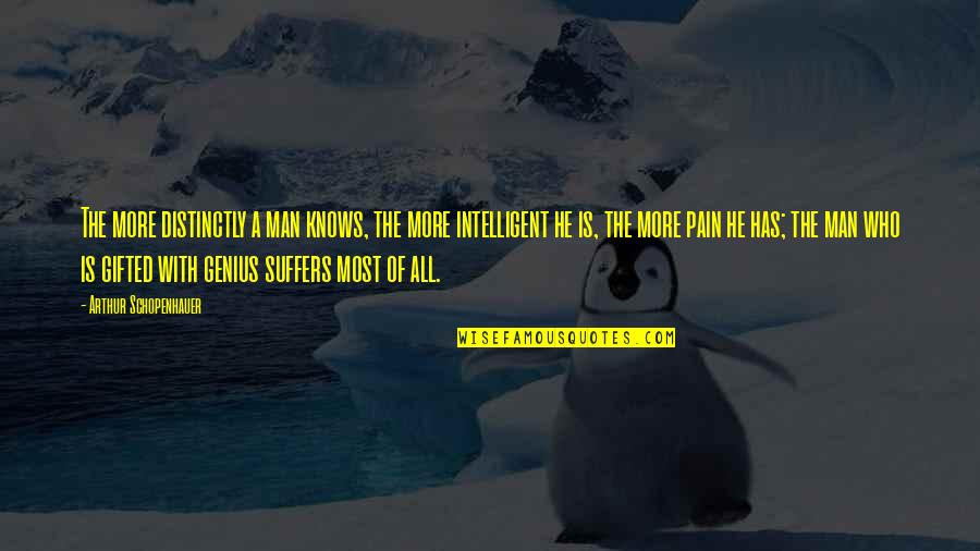 Paderborn Quotes By Arthur Schopenhauer: The more distinctly a man knows, the more Paderborn Quotes By Arthur Schopenhauer: The more distinctly a man knows, the more
